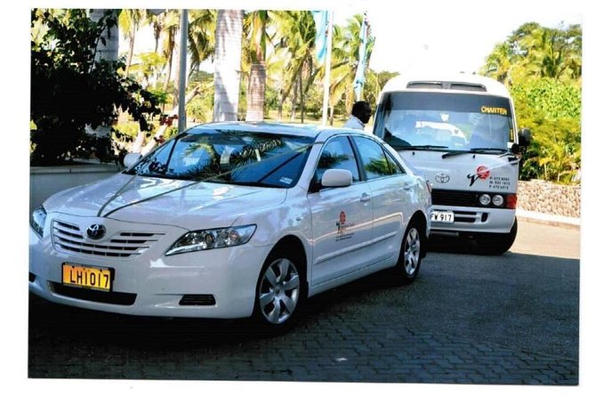 100% CFC APPROVED PRIVATE Transfer - Denarau to Nadi & Coral Coast Hotels - Meeting your driver at Port Denarau Marina