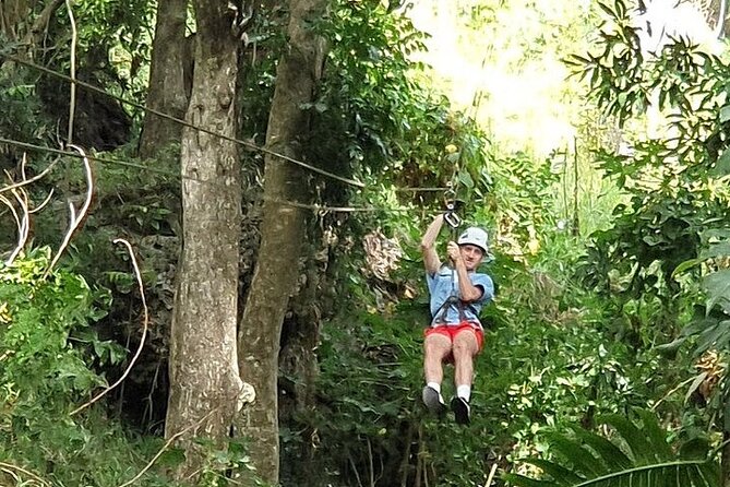 16 Lines Zipline, Cave and Mud Spa Combo Tour with Lunch in Fiji - Sixteen ziplines across Momi’s forest and caves