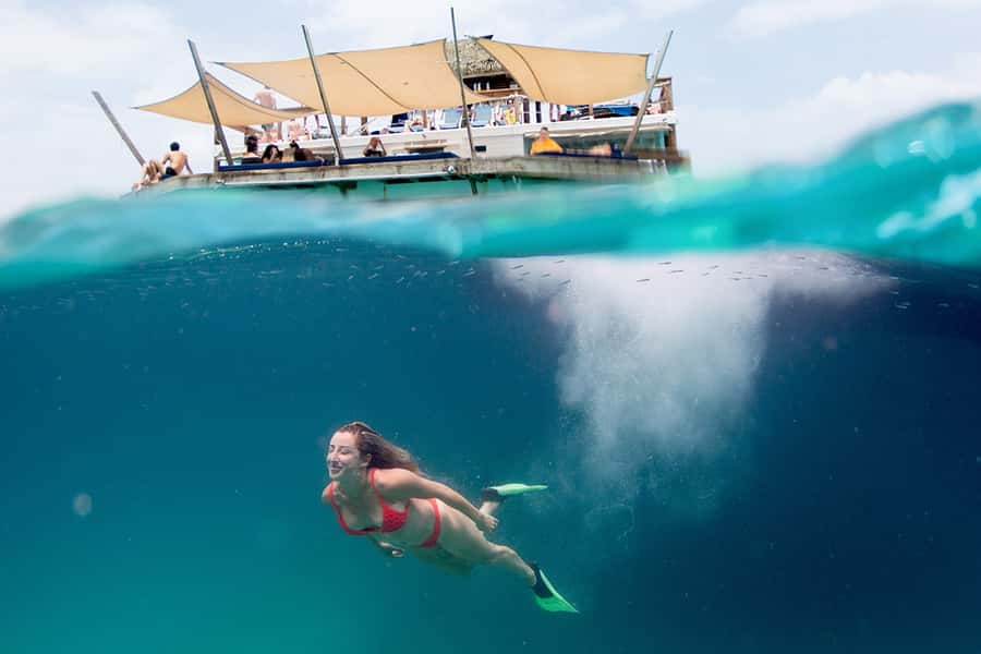 Fiji: Cloud 9 Floating Platform & Water Sports Adventure - Using the FJD 60 credit for pizza and drinks