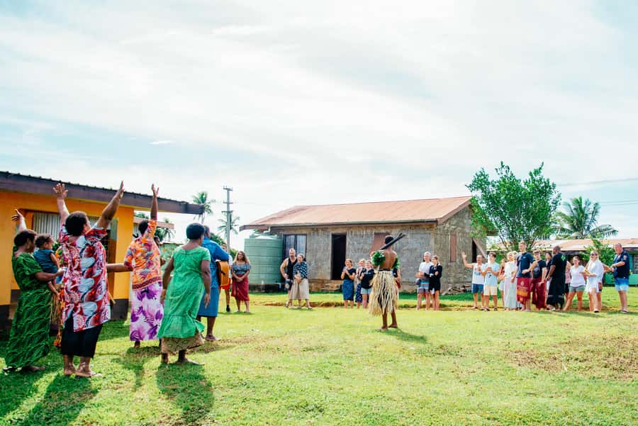 Fiji: Village & Mud-Crab Catching Tour - Vusama Village and the chiefly bure