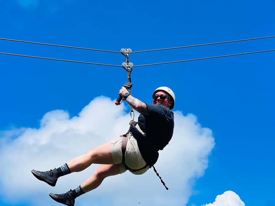 Fiji: Zipline Adventure and Cave Exploration - Moving into the lower rainforest