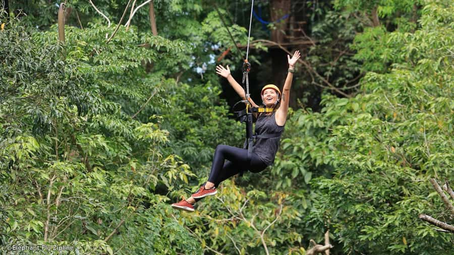 Fiji: Zipline Adventure and Cave Exploration - Entering the limestone cave
