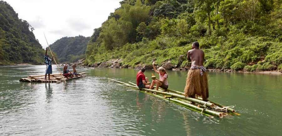 Fijian Adventure Rafting, waterfall, Village Tour with Lunch - Lovo lunch and the value of the $135 price