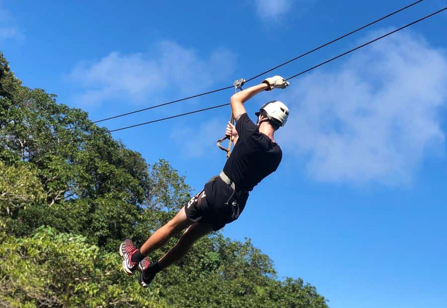 Largest Zipline & Cave Exploration from sigatoka coral coast - Clear weather brings the best ocean views