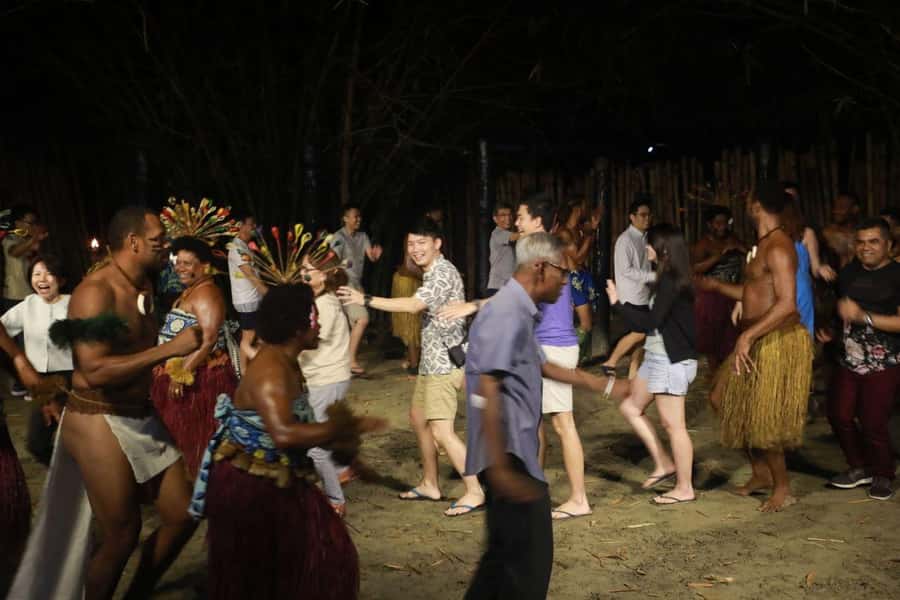 Nadi: Fijan Culture Night Tour with Dinner & Kava Ceremony - Meke dancing under the stars