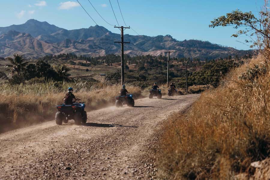Nadi: Quad Bike ATV Off-Road Adventure Tour with Transfers - From cane fields to mountain tracks