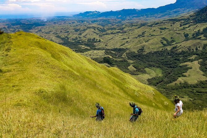 Nadi Sightseeing Including Viseisei Lookout, Village Tour, Garden & Temple Tour - Walking among orchids at the Garden of the Sleeping Giant