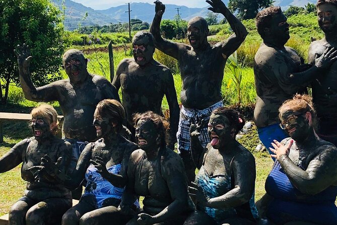 Nadi Sightseeing & Mud Pool Tour - Ex Fiji Marriott, Momi Bay - Getting muddy at Sabeto Hot Springs