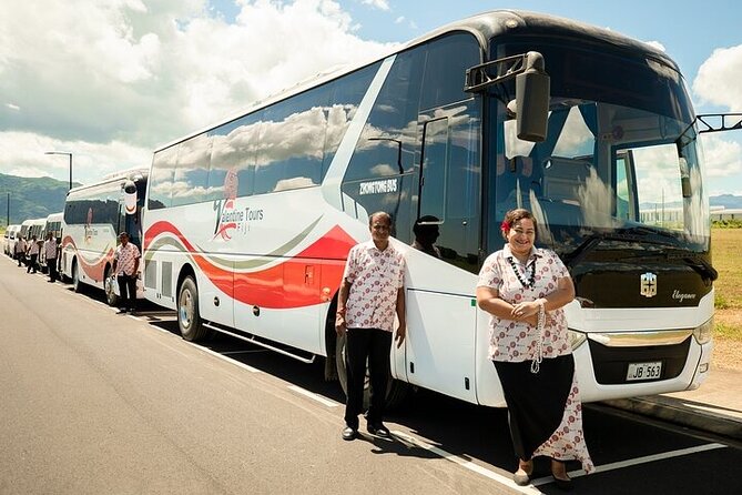 Private Charter Luxury Bus From Nadi Airport to Coral Coast Area - Key points to know before booking