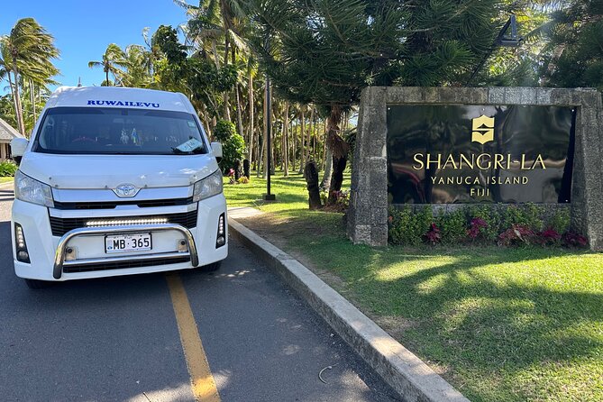 Private Transfer :Nadi Airport to Shangri-La Fijian Resort Yanuca - Why the private vehicle can be worth $39.98