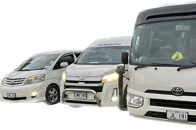 Private Transfer: Nadi Airport to Suva - 5 to 8 Seat Vehicle - The Toyota HiAce ride and what eight seats mean
