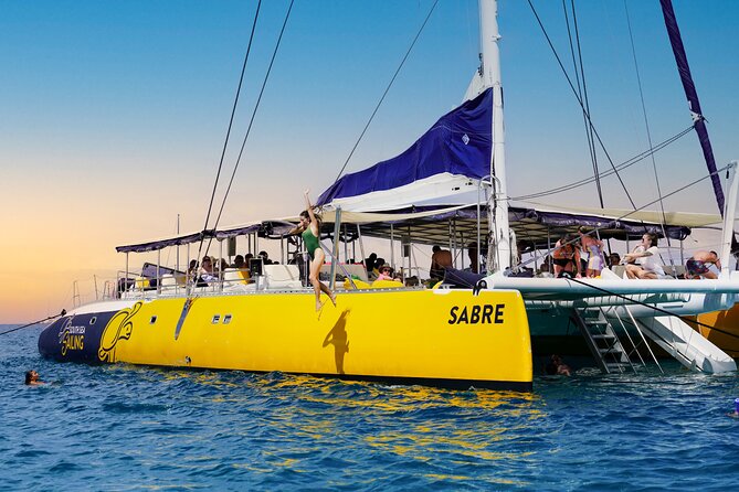 Sabre Sunset Cruise with BBQ Dinner & Drinks - Setting sail from Port Denarau Marina