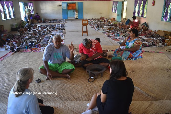 Scenic Sigatoka Valley Drive, Fijian Pottery Village, Local School & Sand Dunes - Lawai Pottery Village and a traditional kava tasting